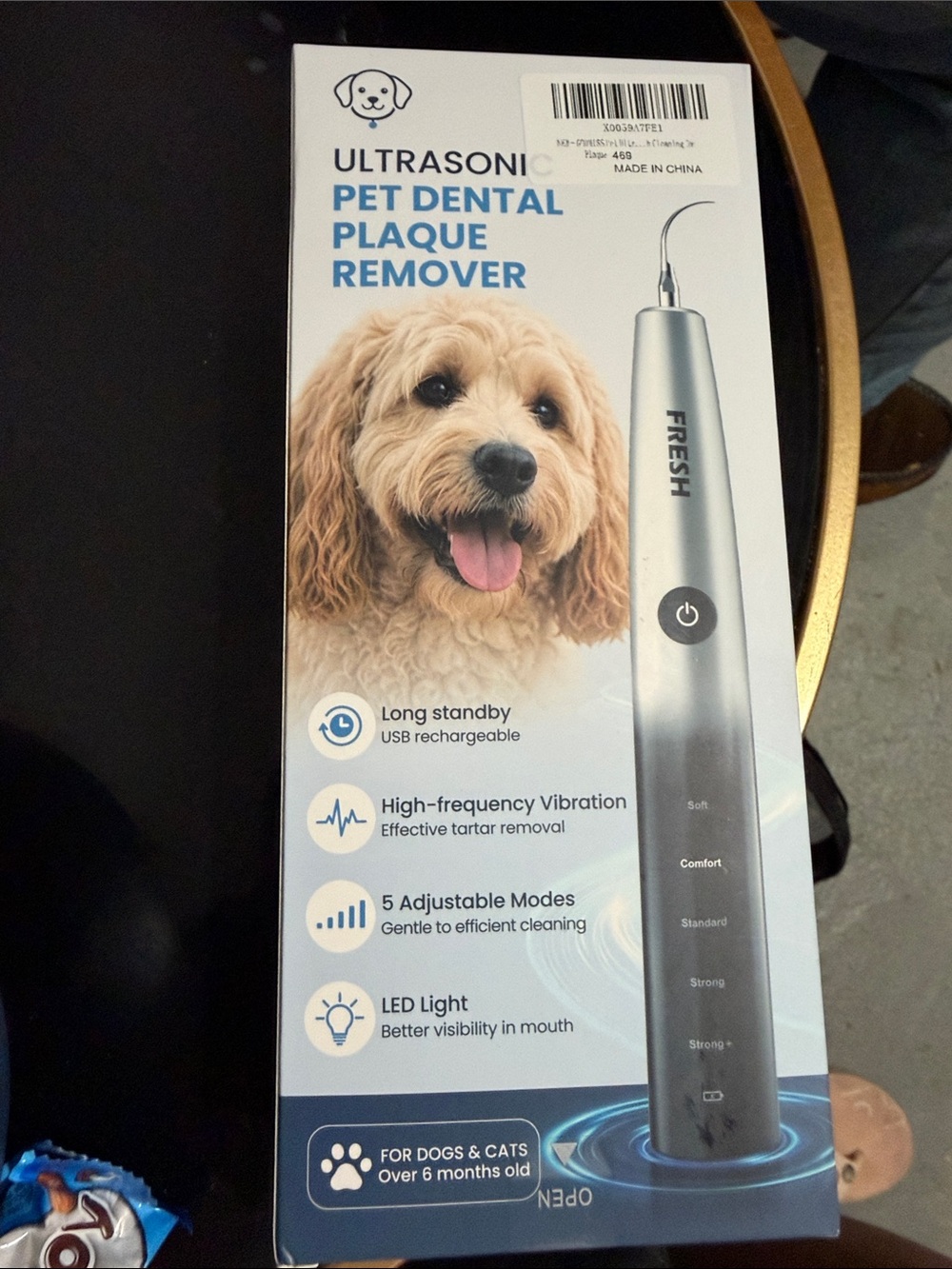 fresh Pet Dental Plaque Remover - Silver